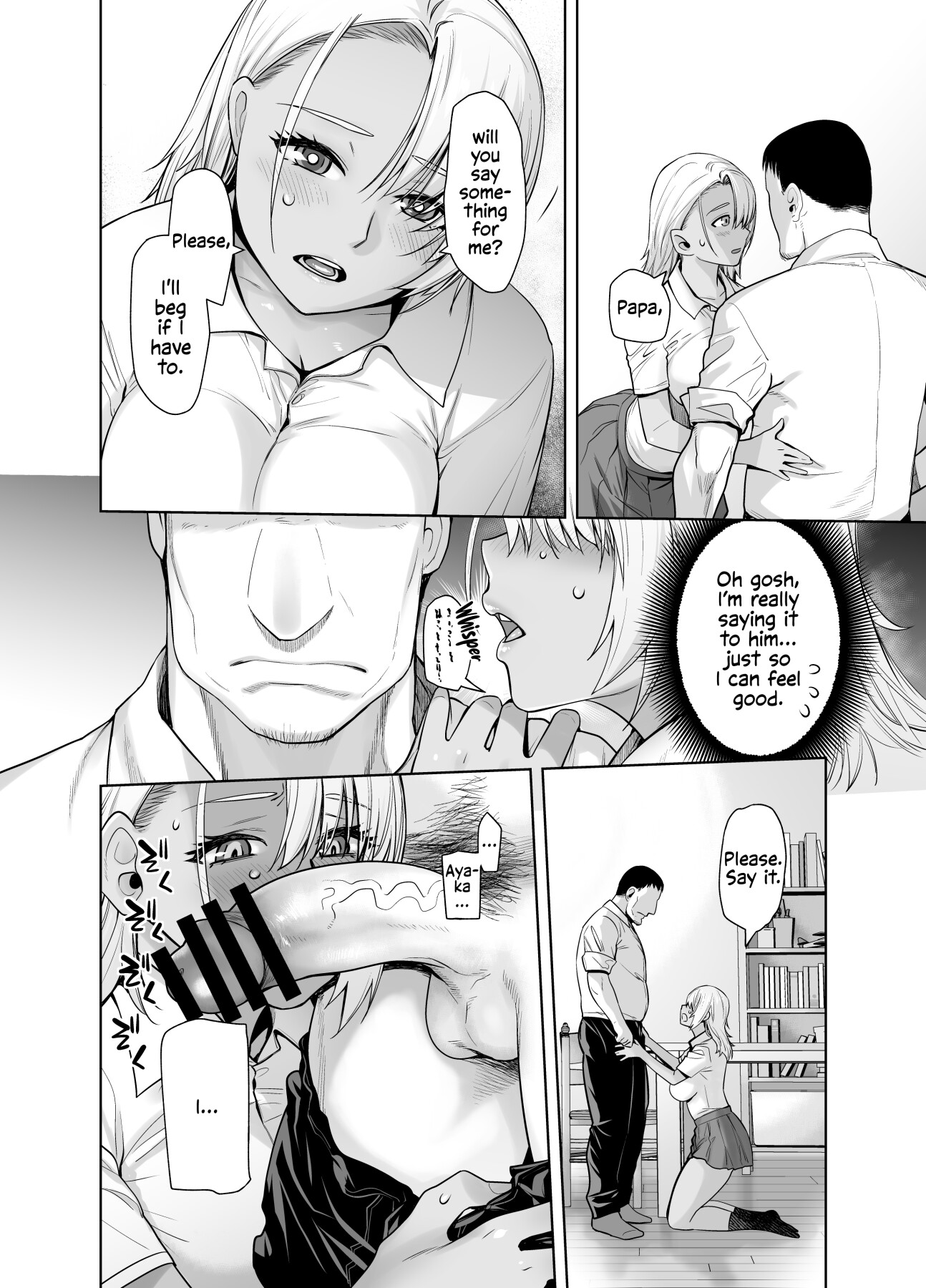 Hentai Manga Comic-Gyaru Daughter Has Passionate Sex With Her Dad 3-Read-9